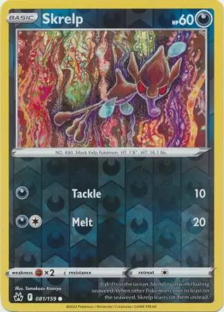 Crown Zenith Skrelp #81/159 reverse holo